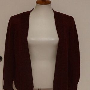 Forever 21 Open‎ Front Knit Stitch Cardigan - Size L.